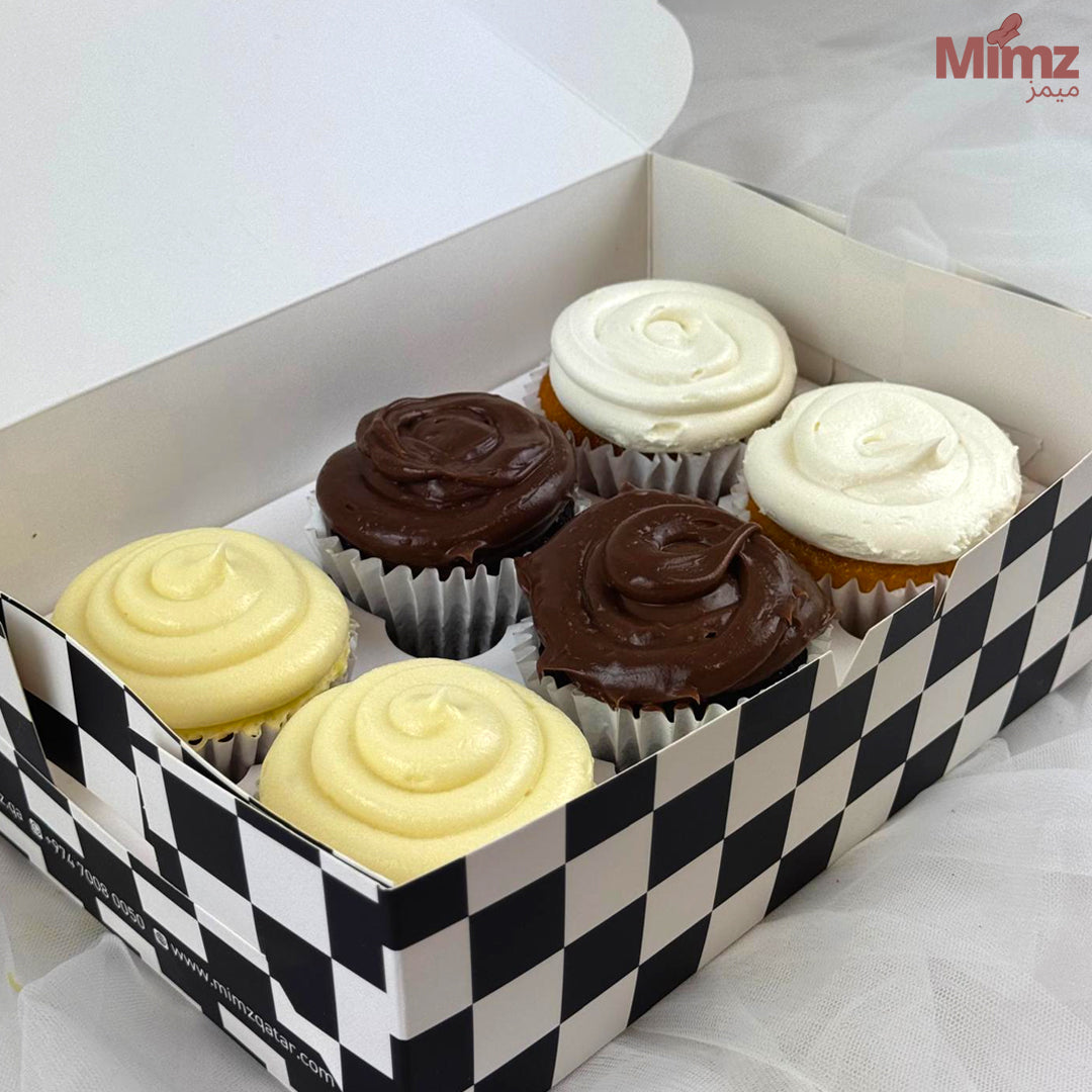 Assorted cup cake box