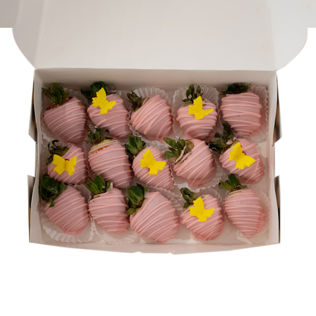 Pink Strawberry Box