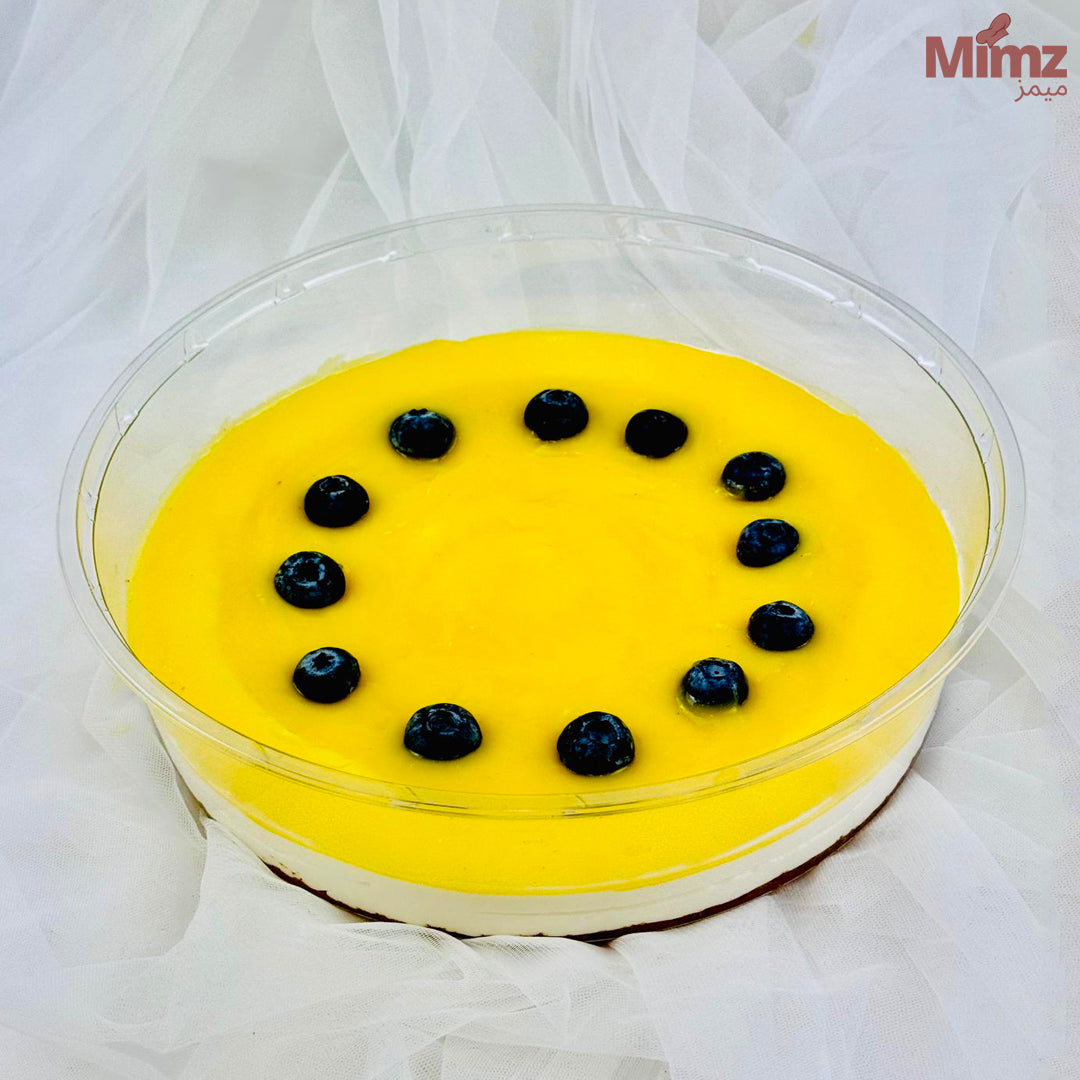 Lemon blueberry chilled cheese cake