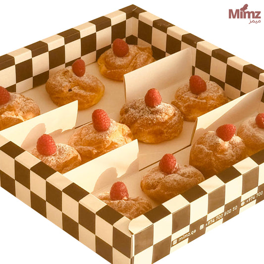 Raspberry Profiterole